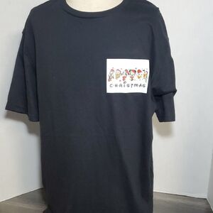 Christmas Disney Gildan Softstyle Black T-Shirt